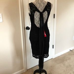 Black Lace Cocktail Dress